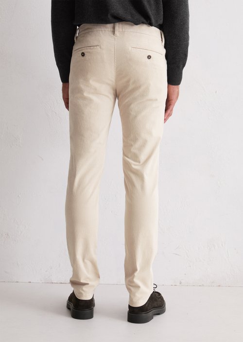 Corduroy Pants, Stig Jogger Style — Grey Silk