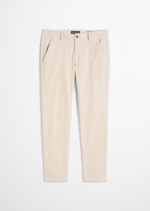 Corduroy Pants, Stig Jogger Style — Grey Silk