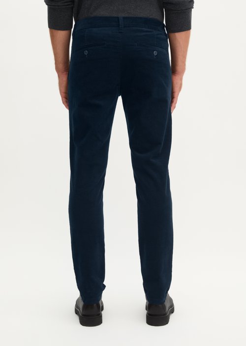 Corduroy Pants, Stig Jogger Style — Dark Navy