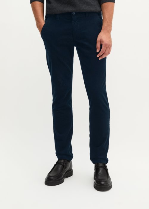 Corduroy Pants, Stig Jogger Style — Dark Navy