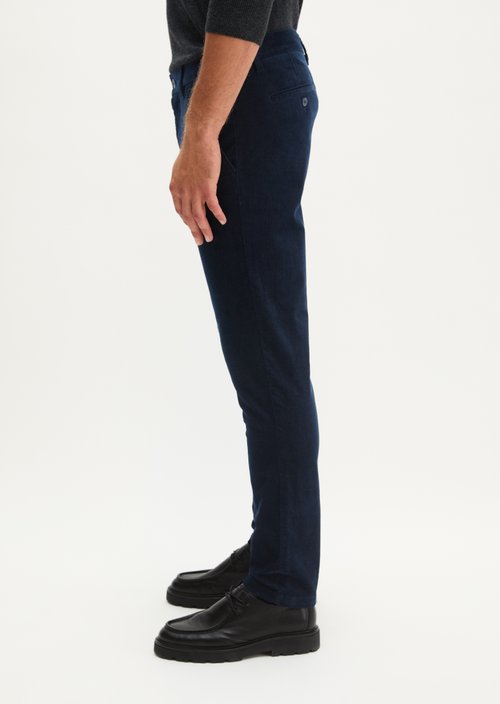 Corduroy Pants, Stig Jogger Style — Dark Navy