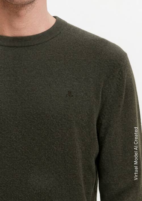 Pullover regular Wooden Earth en vue détaillée