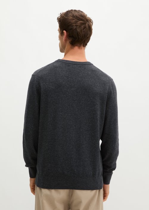 Sweater regular — Dark Grey Melange