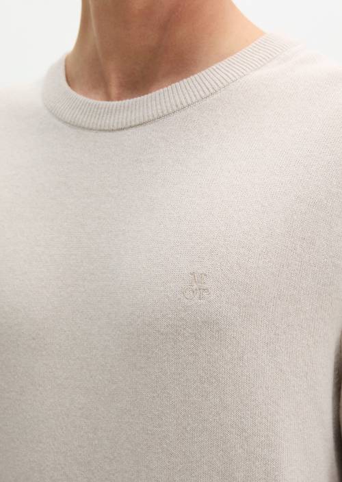 Pullover regular Linen Beige in Detailansicht