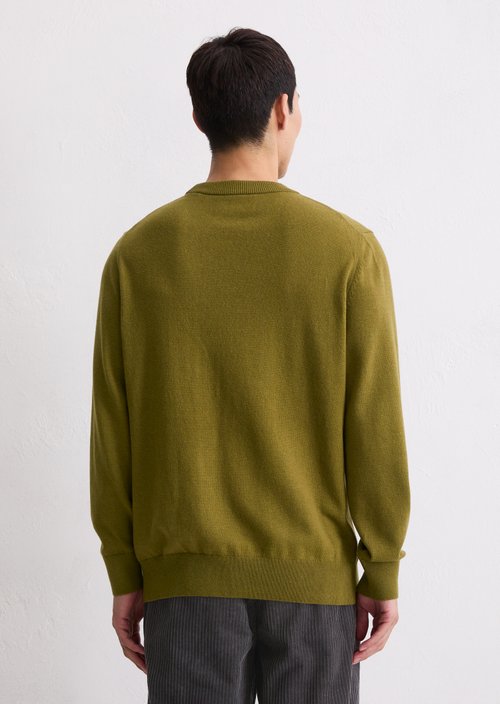 Sweater regular — Green Mustard