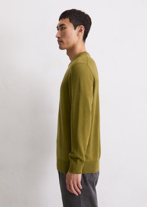 Sweater regular — Green Mustard