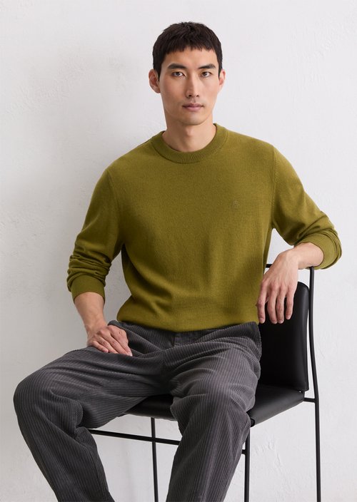 Sweater regular — Green Mustard