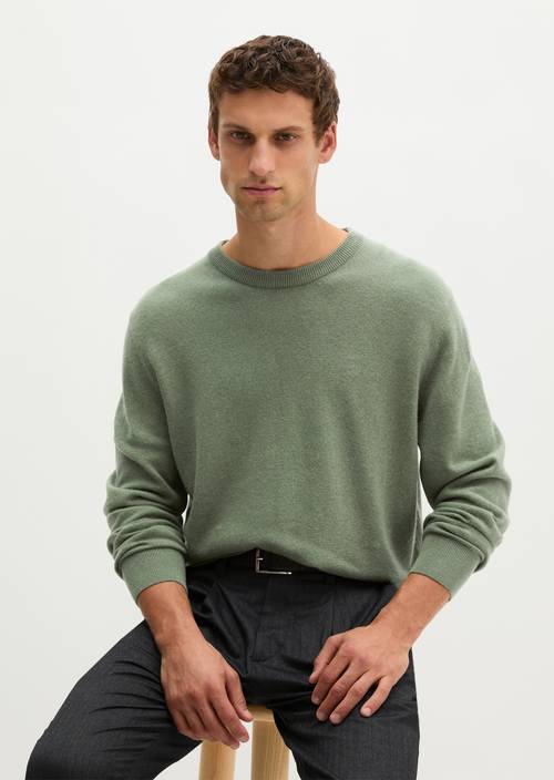 Pull-over regular Sage Green en vue de face