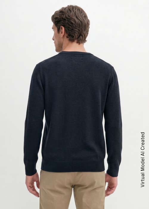 Sweater regular — Dark Navy