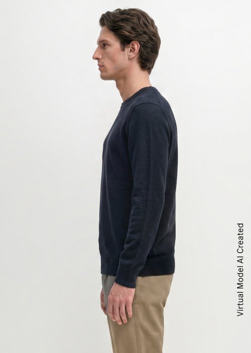 Sweater regular — Dark Navy