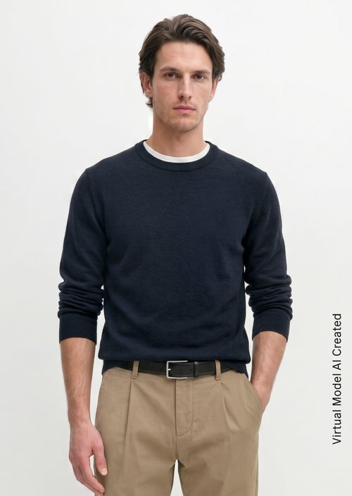 Sweater regular — Dark Navy