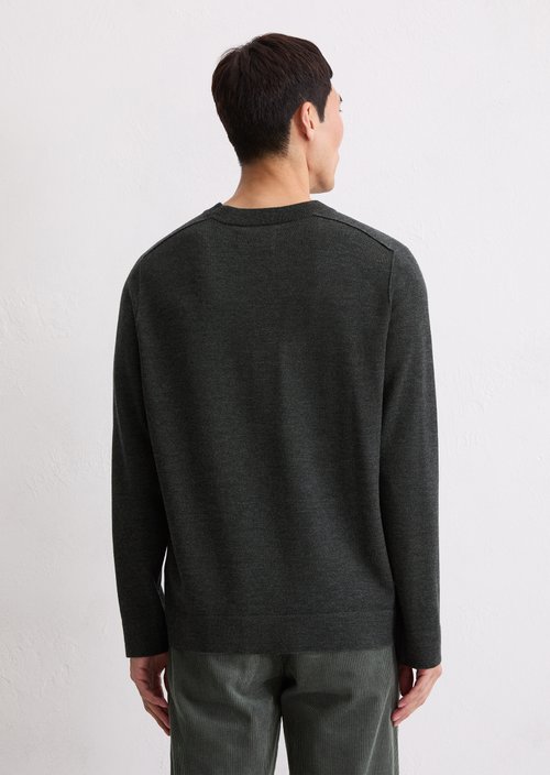 Sweater regular — Dark Grey Melange