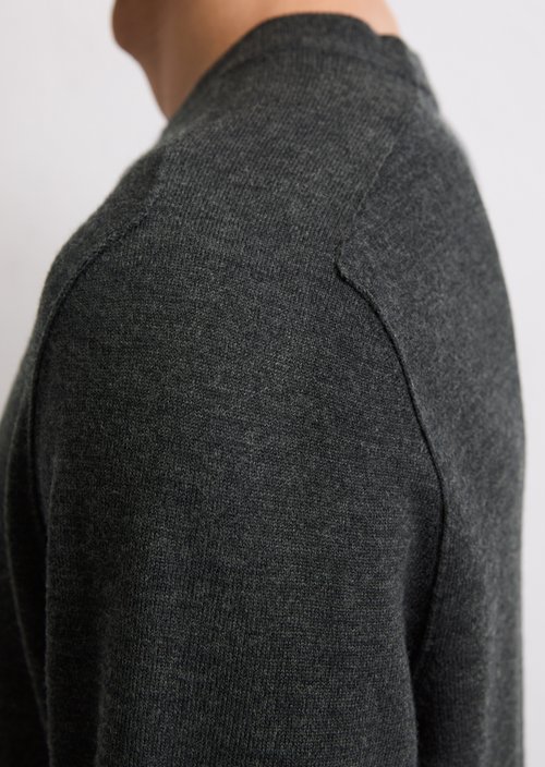 Sweater regular — Dark Grey Melange