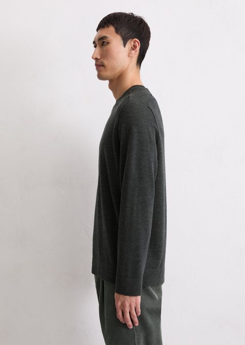 Sweater regular — Dark Grey Melange