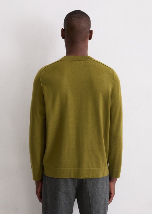 Sweater regular — Green Mustard