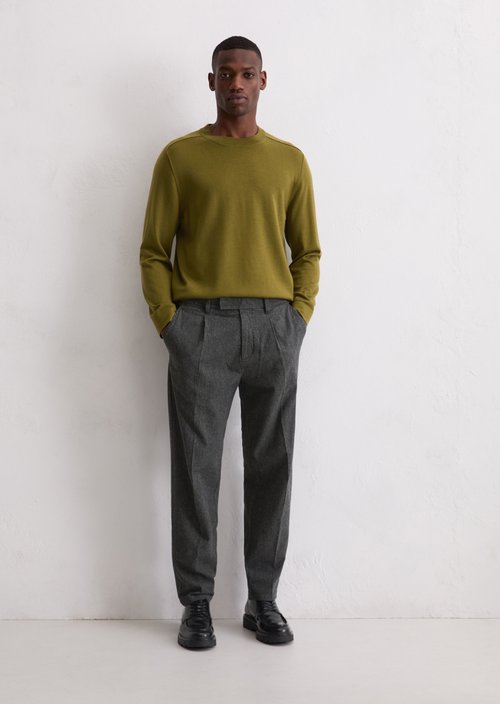 Sweater regular — Green Mustard