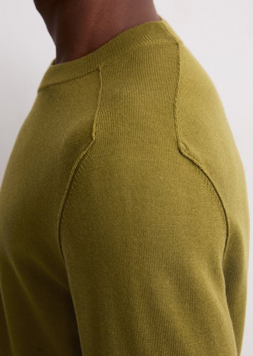 Sweater regular — Green Mustard