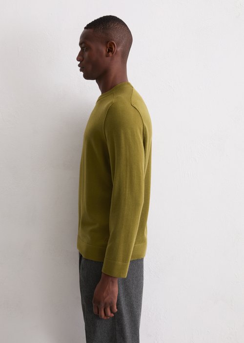 Sweater regular — Green Mustard