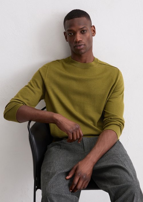 Sweater regular — Green Mustard