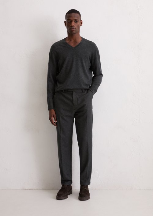 Sweater regular — Dark Grey Melange