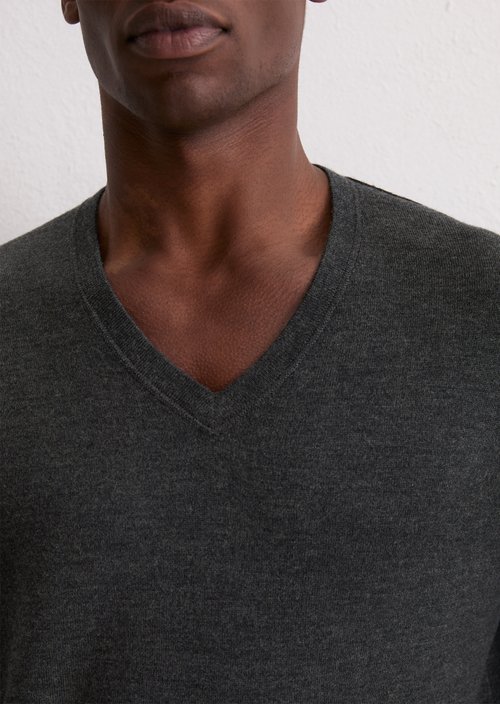 Sweater regular — Dark Grey Melange