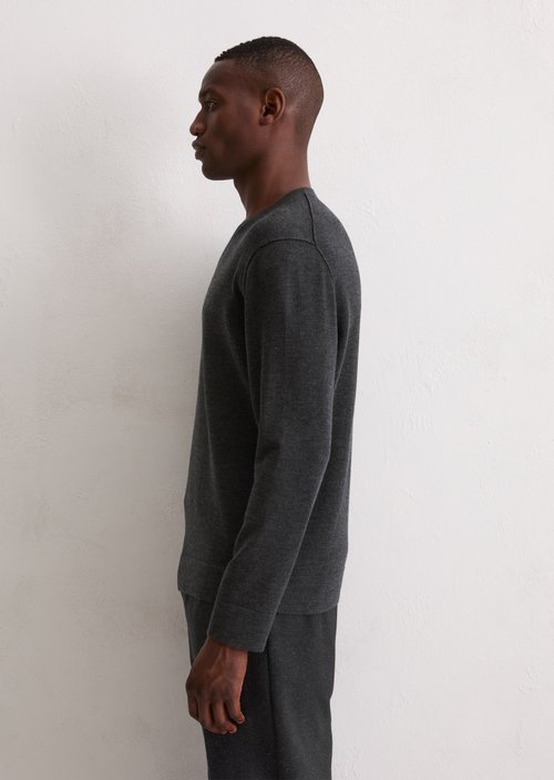 Sweater regular — Dark Grey Melange