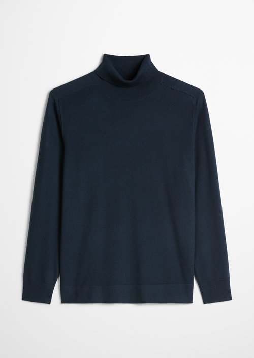 Regular turtleneck sweater — Dark Navy