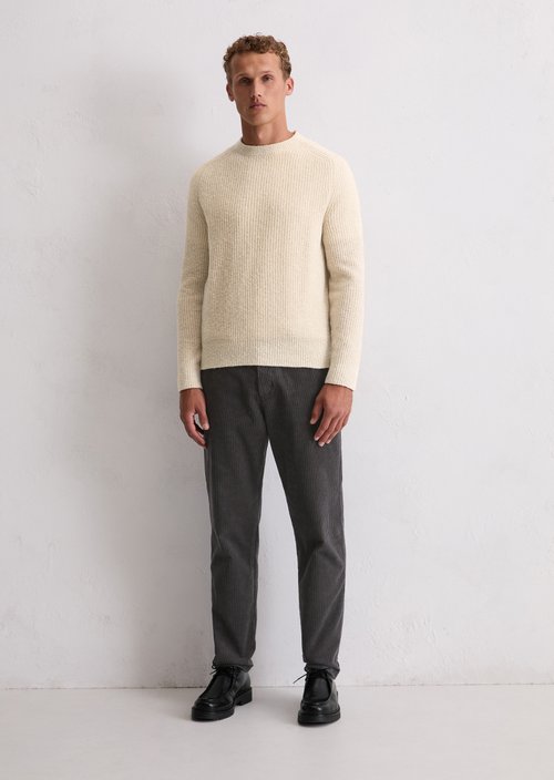 Sweater regular — White Cotton