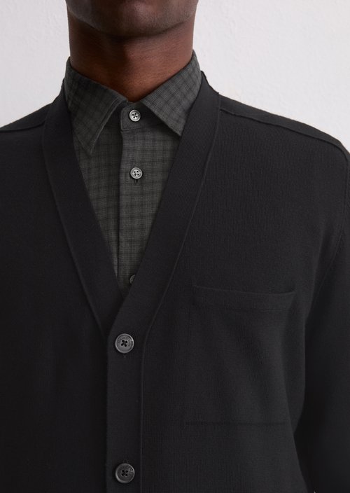 Regular cardigan — Black