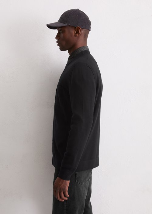 Regular cardigan — Black