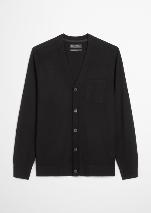 Regular cardigan — Black