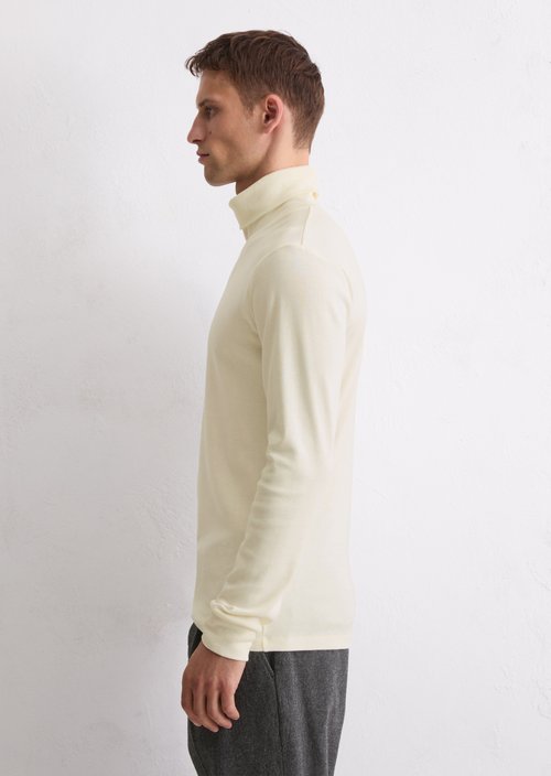 DfC Longsleeve shaped — White Cotton