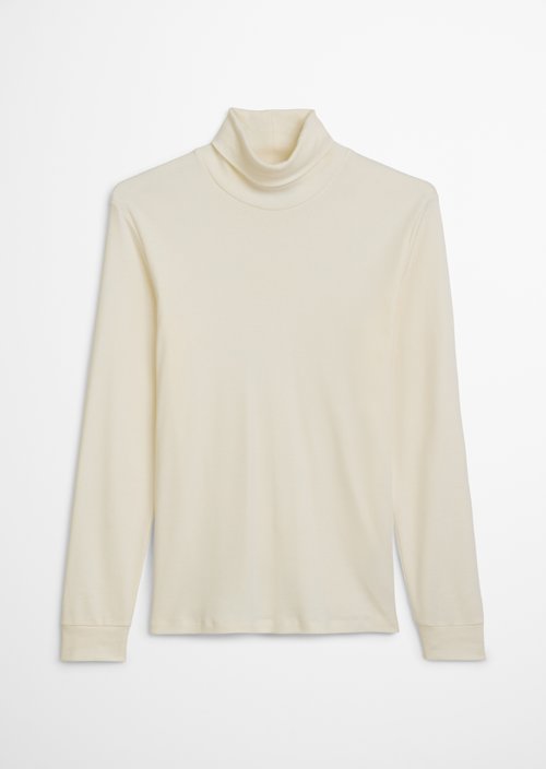DfC Longsleeve shaped — White Cotton