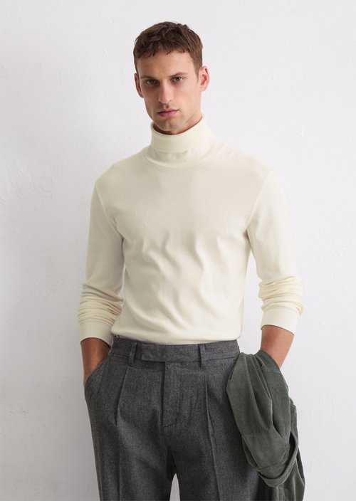 DfC Longsleeve shaped — White Cotton