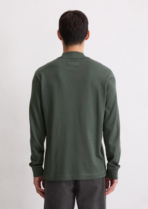 DfC stand-up collar longsleeve regular — Mangrove