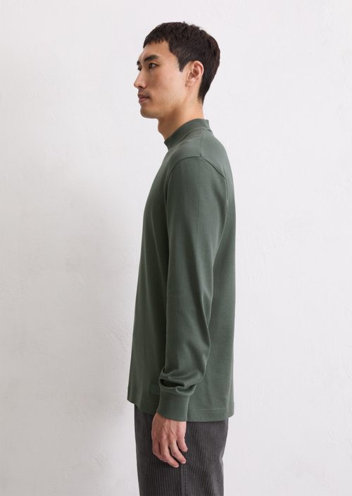 DfC stand-up collar longsleeve regular — Mangrove