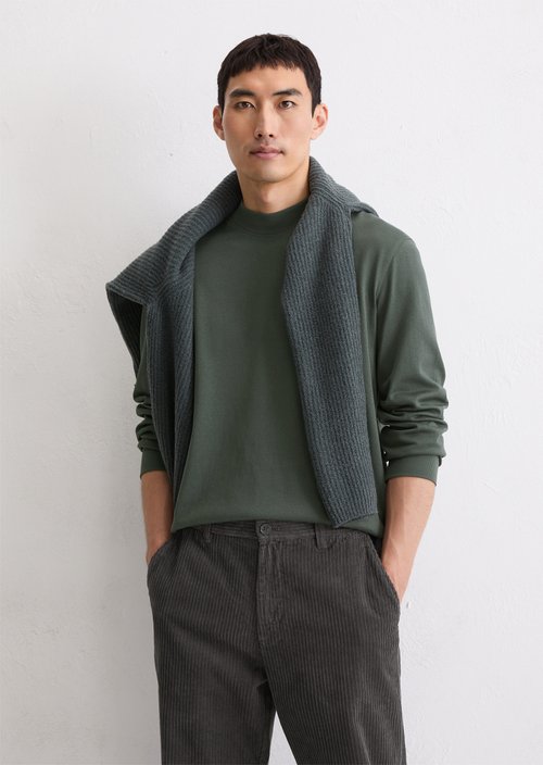 DfC stand-up collar longsleeve regular — Mangrove