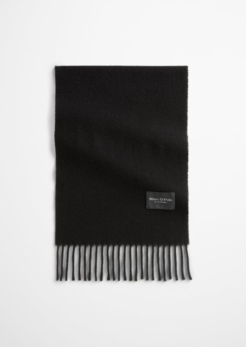 Fransenschal — Black