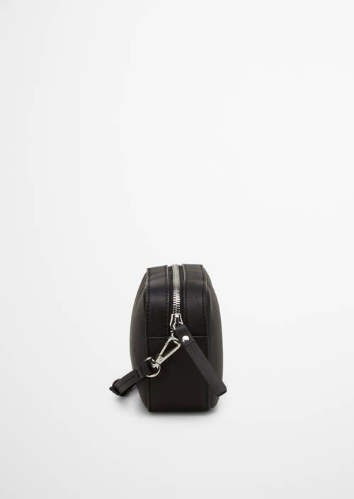 Schoudertas XS Black in zijaanzicht