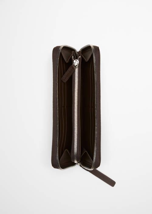 Purse Shaded Brown shown opened