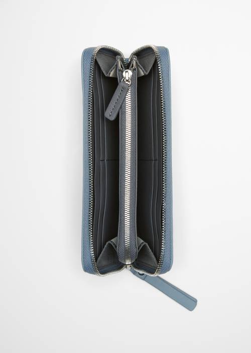 Purse Slate Blue shown opened