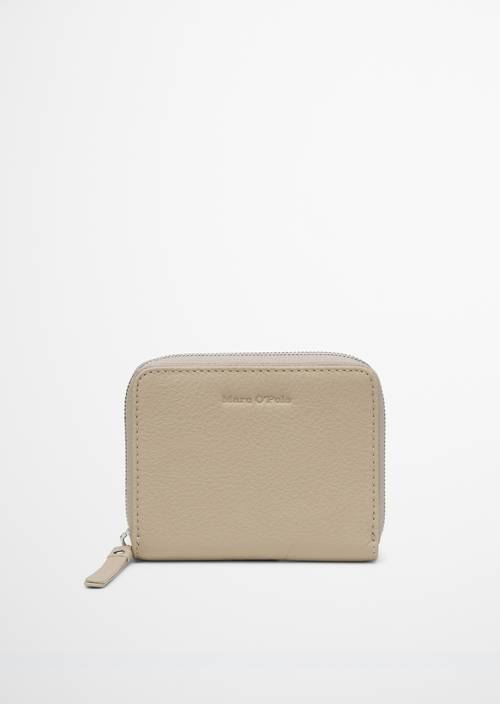 Zipper wallet medium Chalky Mauve in front view