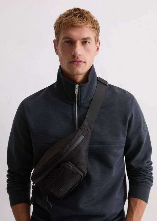 Fanny pack Black worn on model