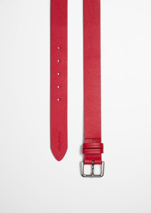 Belt — Shiny Red