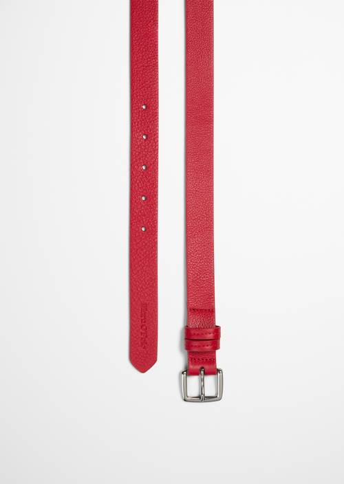 Belt Shiny Red in detail view