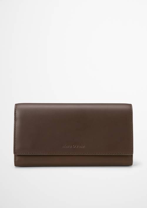 Kombi-Geldbörse large Brown in Frontalansicht