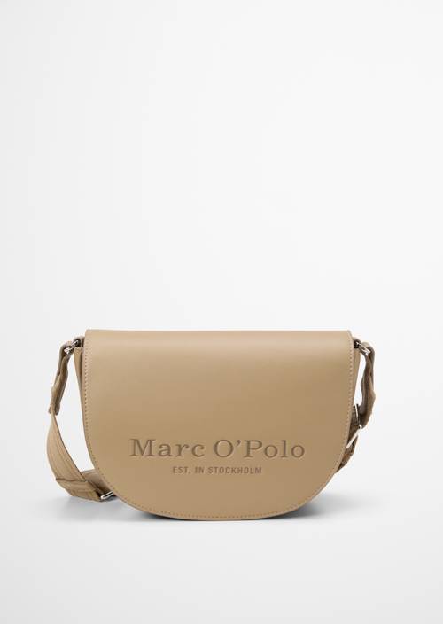 Schoudertas klein Soft Mocca in vooraanzicht