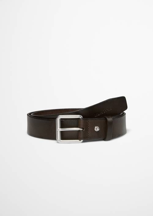 Belt Chocolate Brown in front view