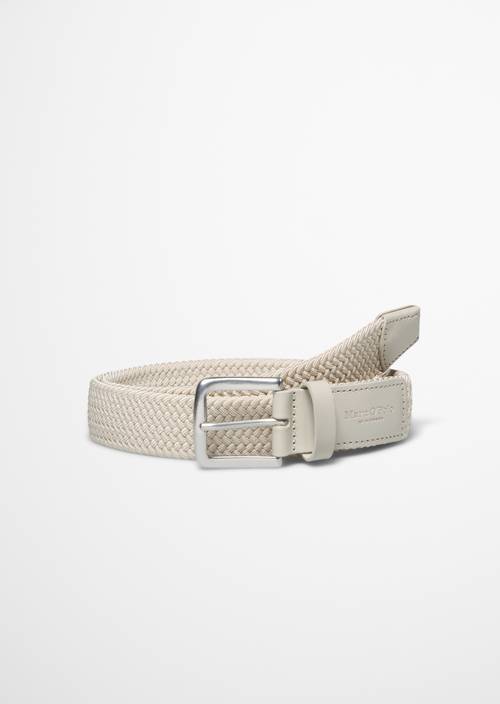 Flechtgürtel Light Oat in Frontalansicht