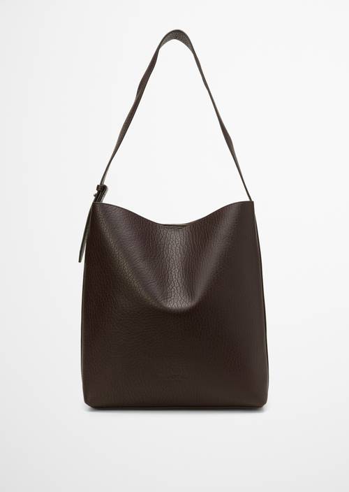 Hobo Bag moyen Black Cherry en vue de face